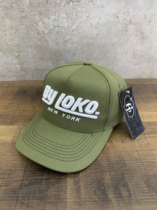 GORRA VERDE MILITAR BY LOKO NYC