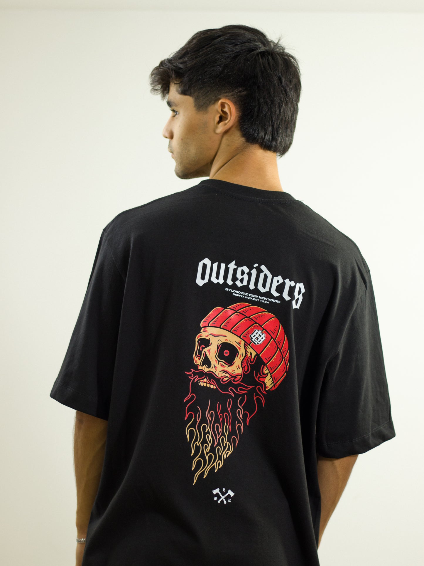 OUTSIDER SKULL OVERSIZE