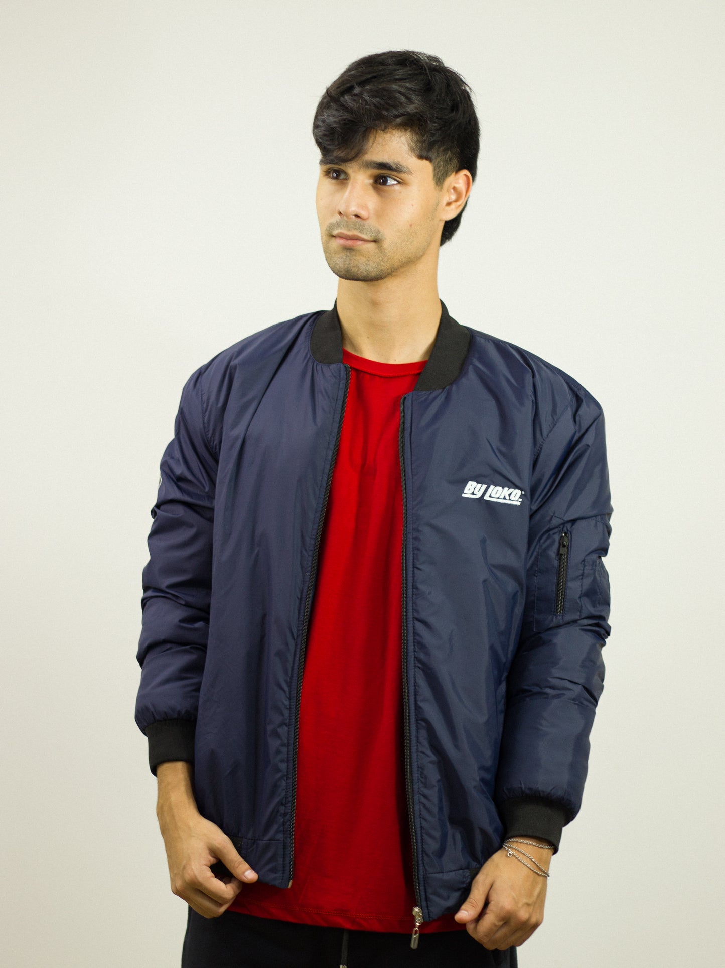 JACKET BOMBER NAVY BLUE