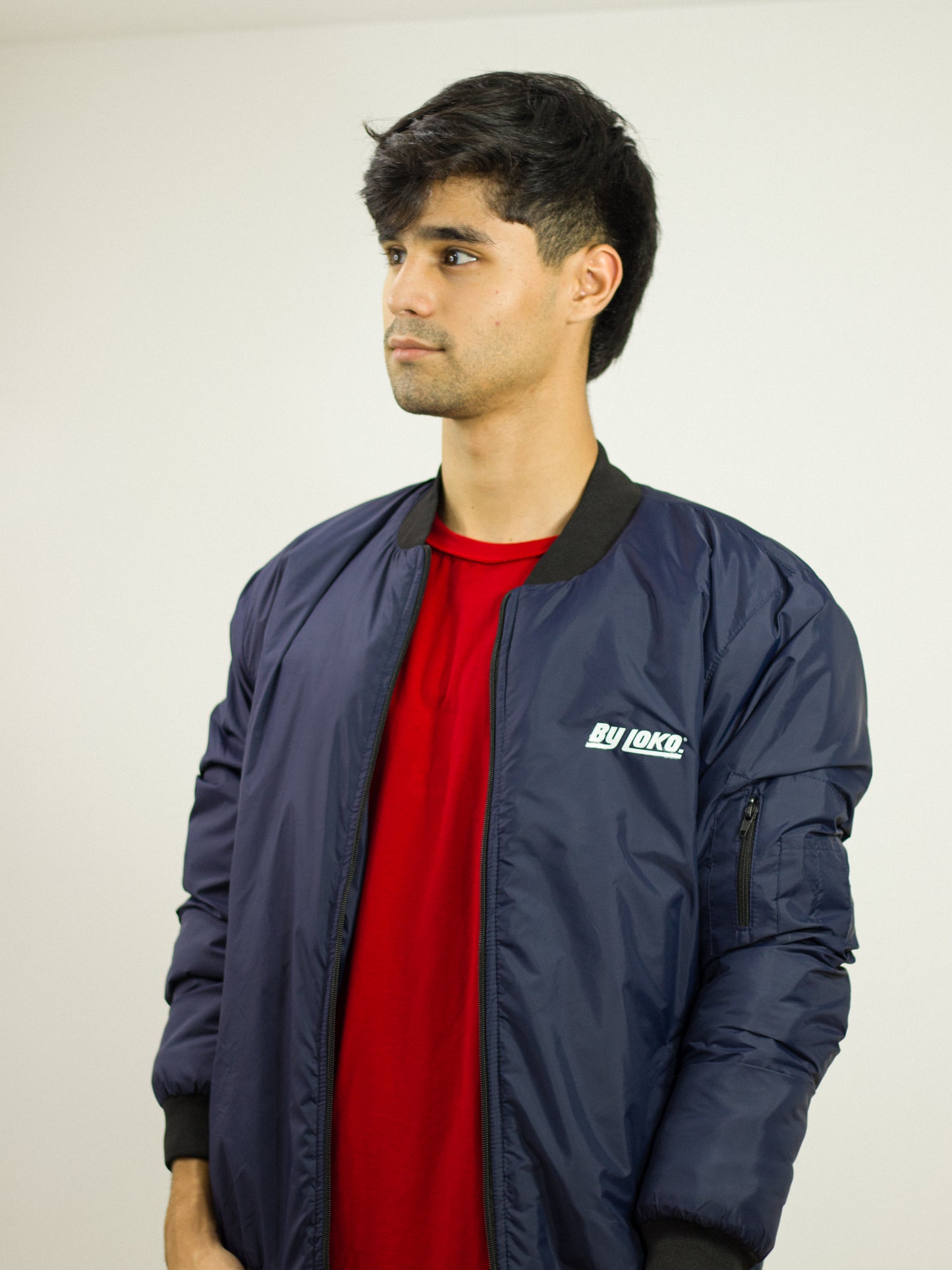 JACKET BOMBER NAVY BLUE