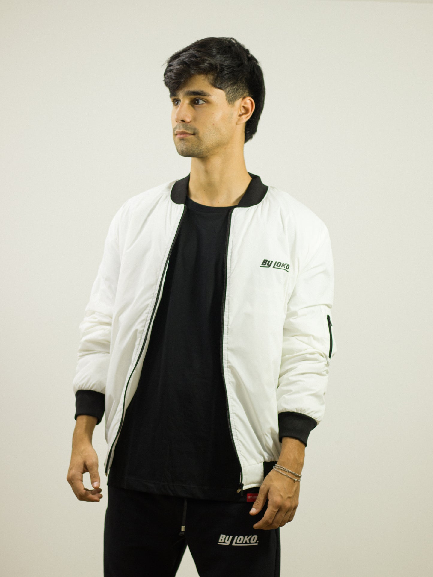 JACKET BOMBER WHITE