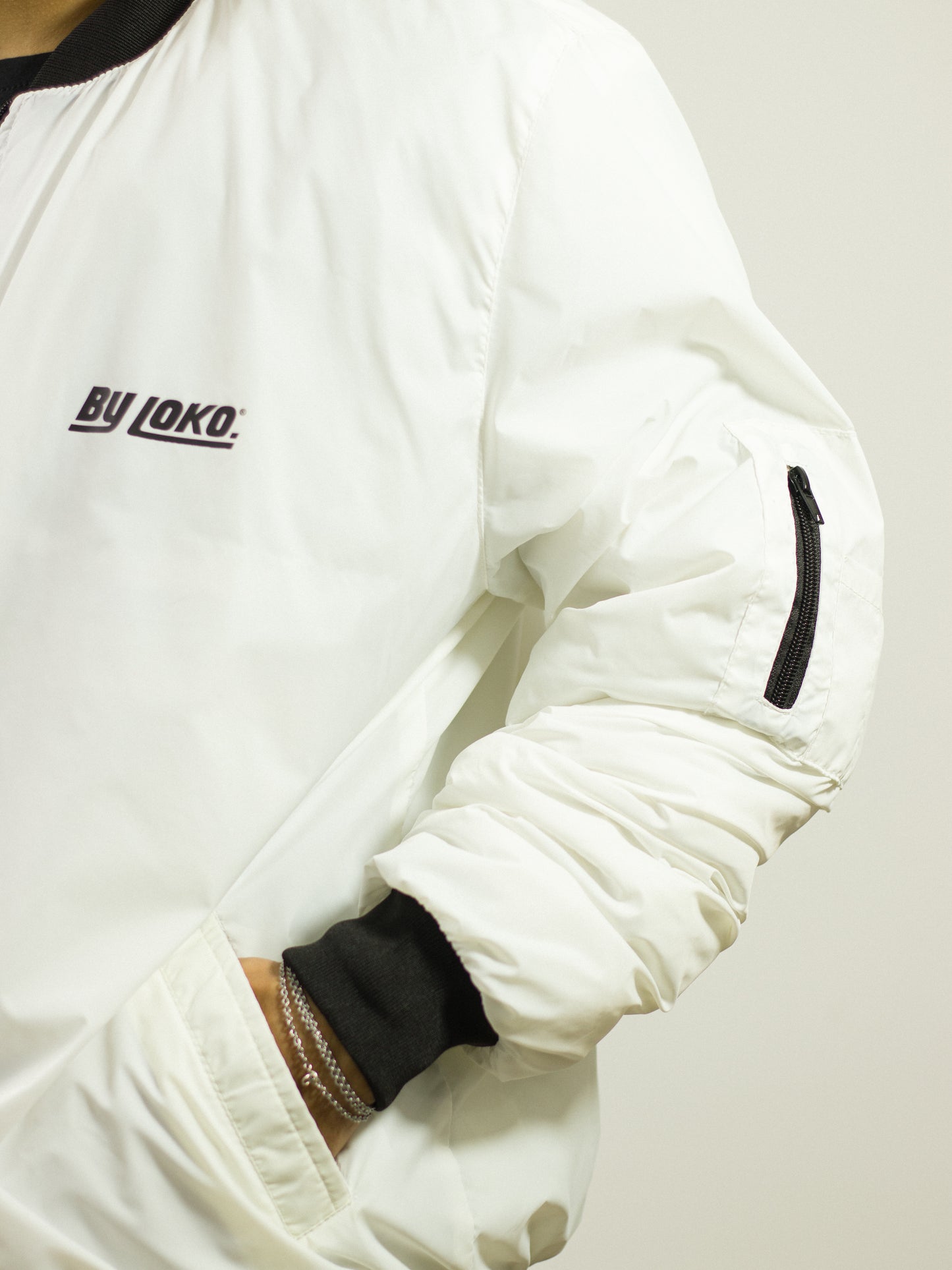 JACKET BOMBER WHITE